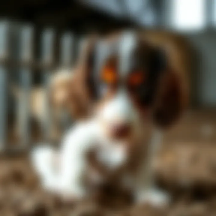 Ethical Breeding of Cocker Spaniels Cocker Spaniel puppy at a responsible breeder's facility