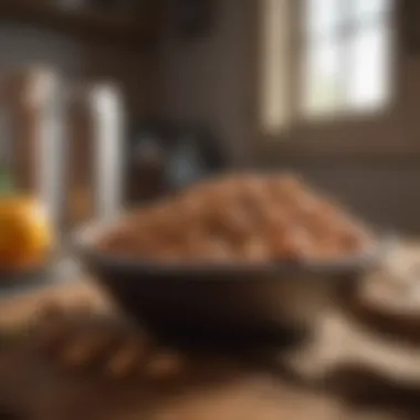Healthy dog food options displayed in a bowl