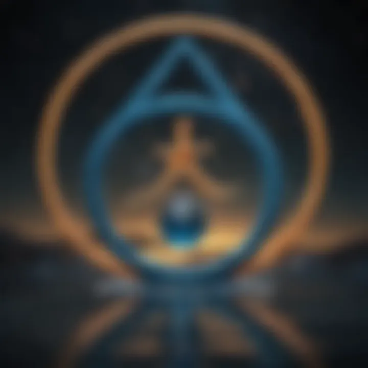 Artistic representation of Aquarius symbol in harmony with ideal matches