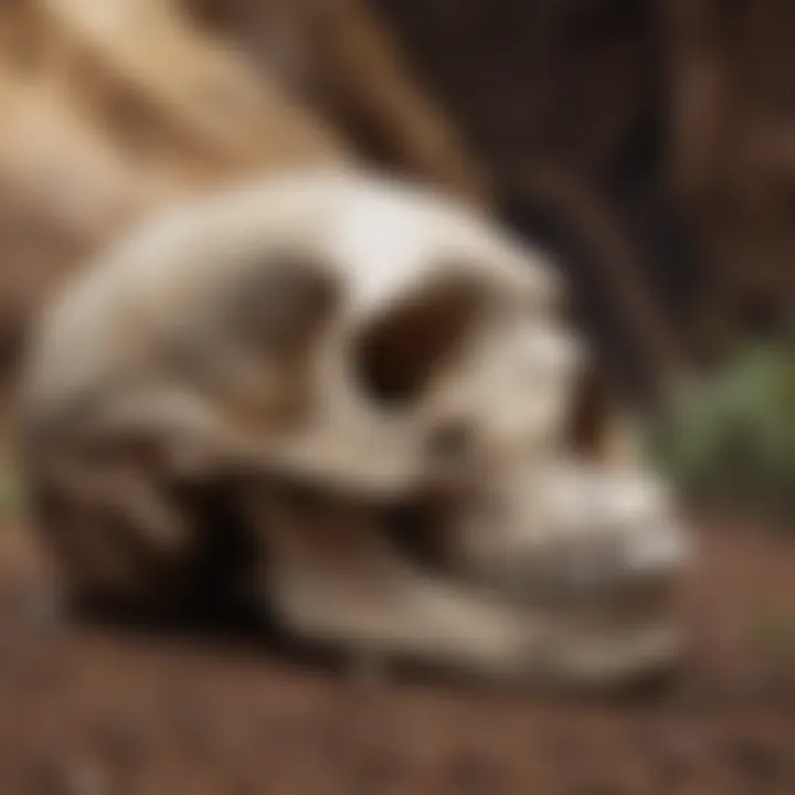 Enigmatic Archaeotherium Skull Fragment
