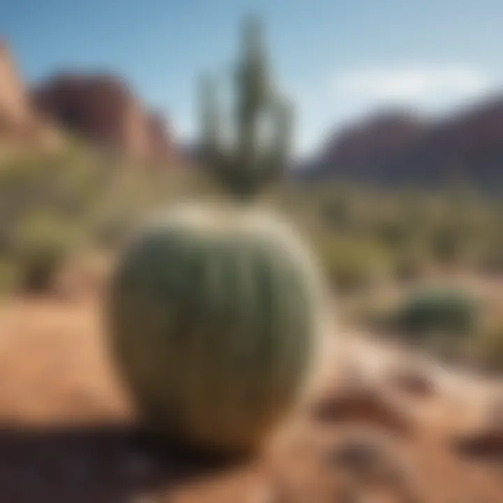 Cactus plants thriving in Arizona desert