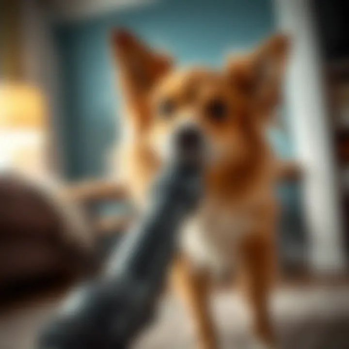 Specialized Attachments for Pet Hair Close-up of vacuum cleaner attachment for pet hair removal