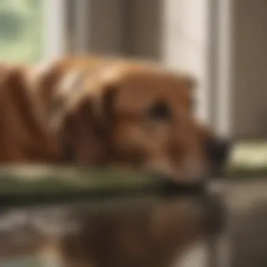 Ensuring Pet Safety During Pest Control A pet resting in a safe area away from pest control treatments