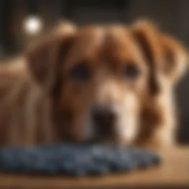 Veterinarian discussing canine nutrition