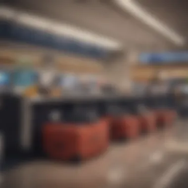 Baggage claim area at Ronald Reagan Washington National Airport