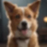 A selection of playful female dogs with different breeds showcasing their unique personalities