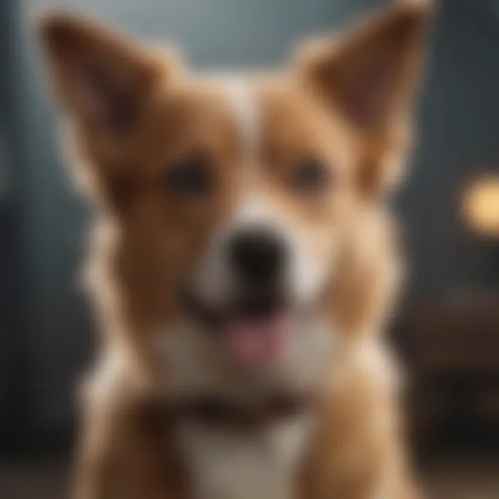 A selection of playful female dogs with different breeds showcasing their unique personalities