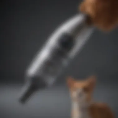 A sleek and modern battery vacuum for pet hair