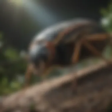 Illustration of pest repeller technology in action