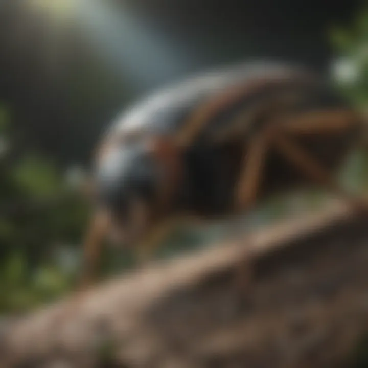 Illustration of pest repeller technology in action