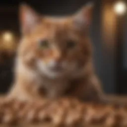 A variety of premium cat food packaging showcasing quality ingredients