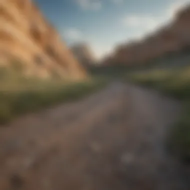 Hiking trail in Theodore Roosevelt National Park