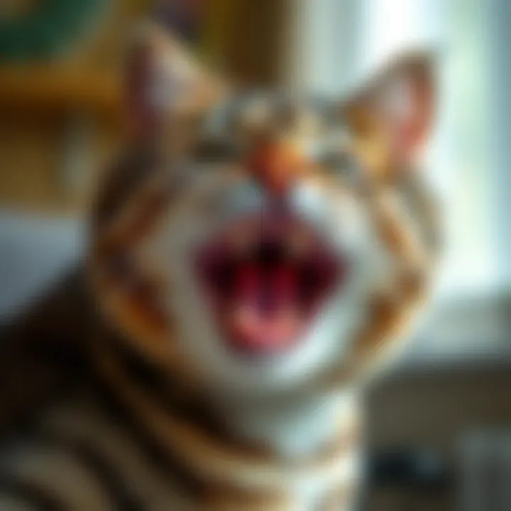 The Benefits of Dental Care for Cats Healthy cat showcasing bright teeth