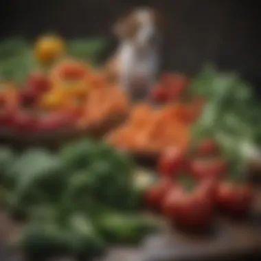 Fresh Vegetables for Optimal Liver Function Fresh vegetables to support dog's liver function