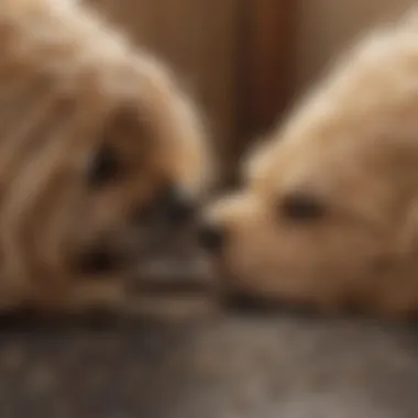 Effective Dog Hair Collection Close-up of vacuum with dog hair particles