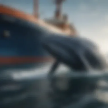 Blue whale under threat from ship collisions