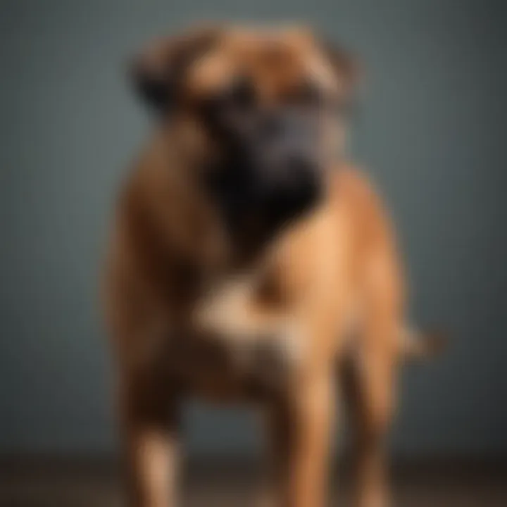 Bullmastiff's Noble Stance