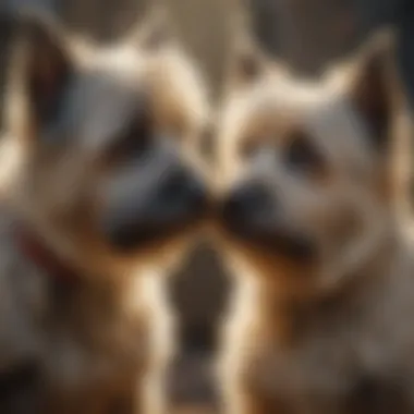 Cairn Terrier enjoying a bonding moment with its owner