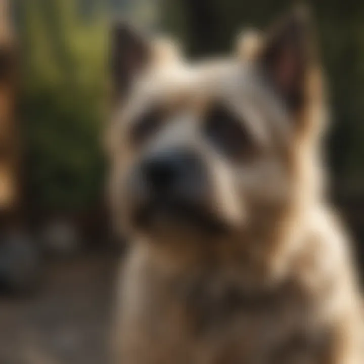 Cairn Terrier showcasing its intelligent gaze