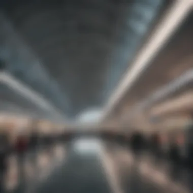 Modern and bustling Calgary International Airport