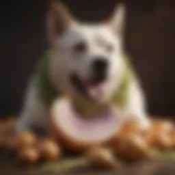 Canine Digestive System depicting effects of onion consumption