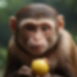 Curious Capuchin Monkey exploring its surroundings