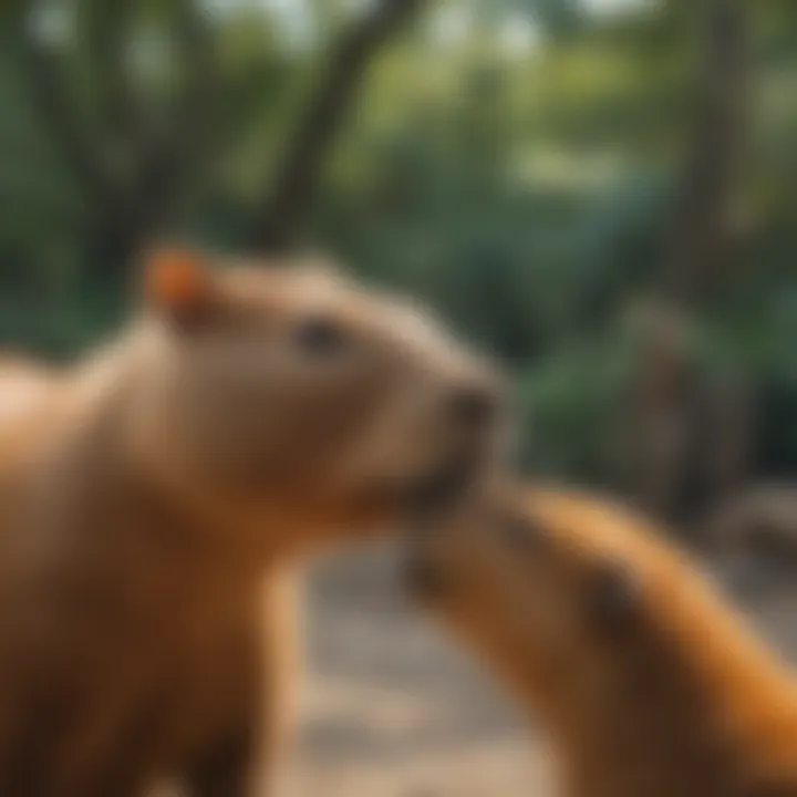 Capybara Petting Session