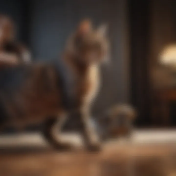 Multiple cat claw protectors displayed on different furniture
