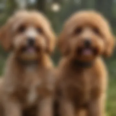 Side-by-side comparison of Cavapoo and Mini Goldendoodle