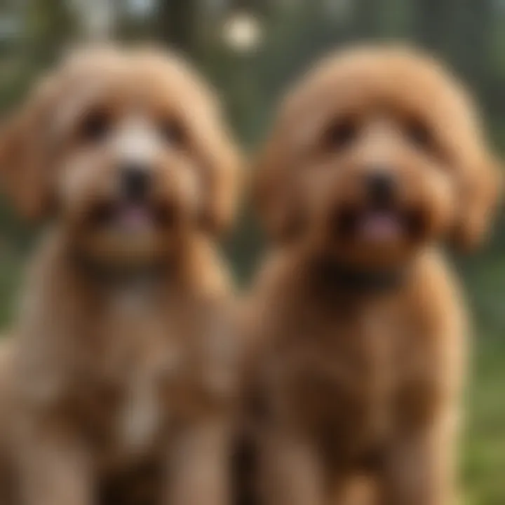 Side-by-side comparison of Cavapoo and Mini Goldendoodle