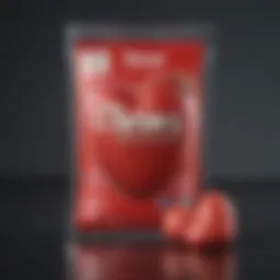 Showcasing the Chewy Tri Heart Plus supplement with a focus on its packaging.
