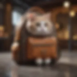 Chic and Stylish Cat Backpack