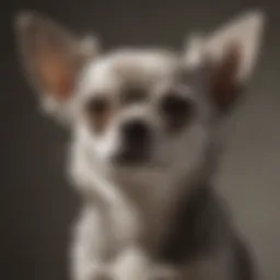 Elderly Chihuahua with Gray Fur