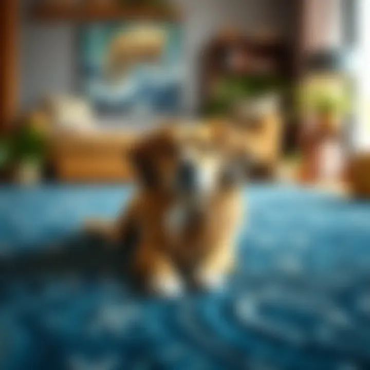 Stylish Carpets for Pet-Friendly Homes Stylish carpet enhancing home aesthetics with pets