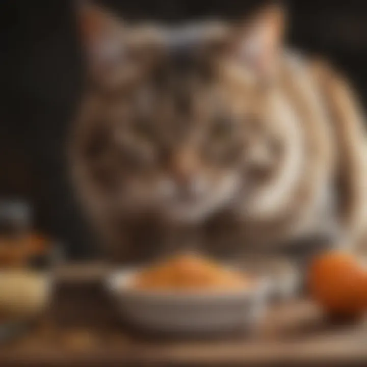 Senior cat food selection process