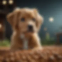 Nutritional puppy food ingredients featuring high-quality protein sources