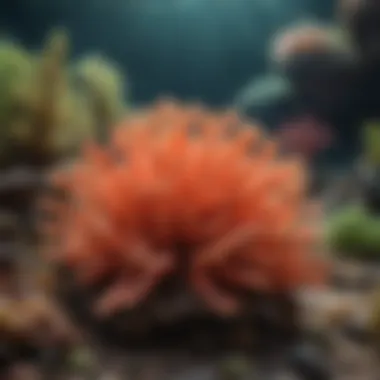 Colorful Coral Reef Plant Life