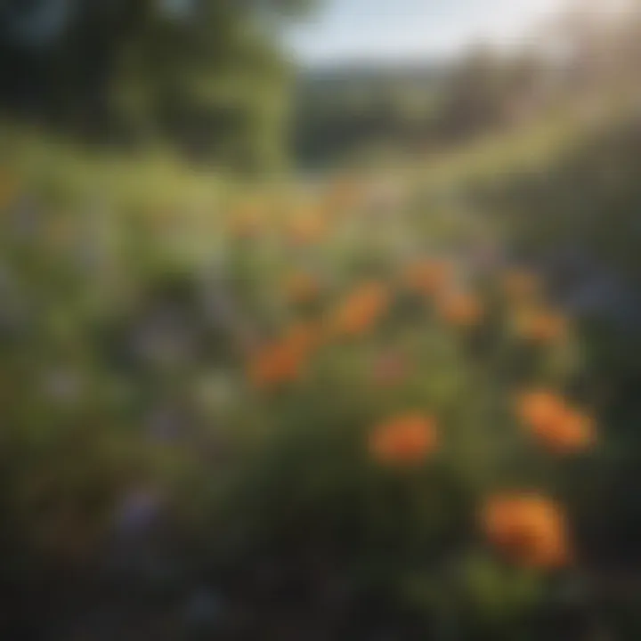 Colorful Wildflowers Blooming in Wisconsin National Park