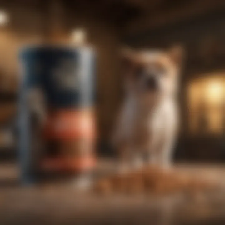 Nutritional comparison chart of dog foods