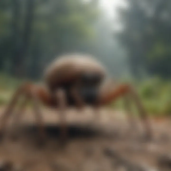 Comparison of spider population before and after fogger bomb usage