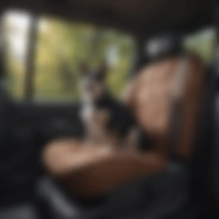 Easy installation of pet seat cover