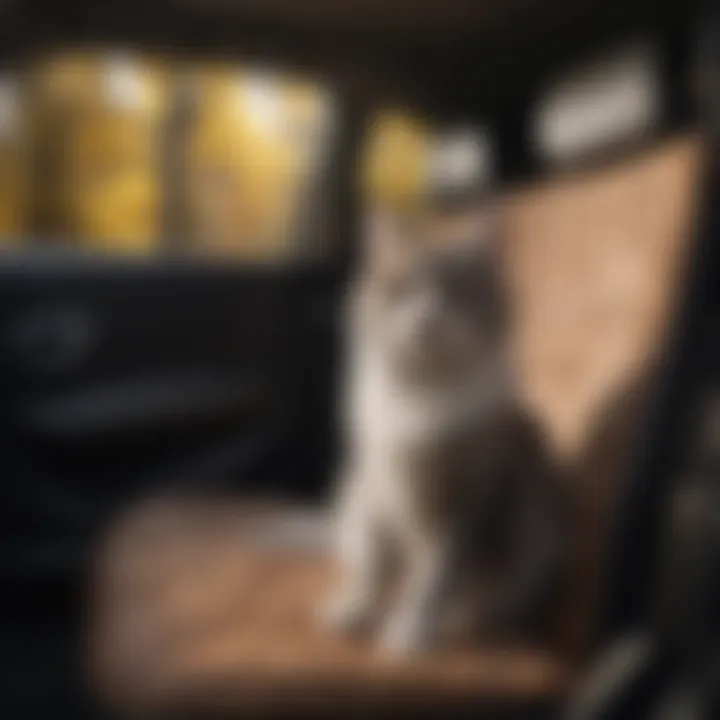 Comfortable pet seat cover with stylish design