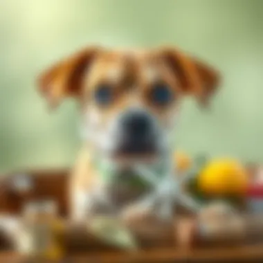 Natural ingredients commonly found in flea bath treatments for dogs.