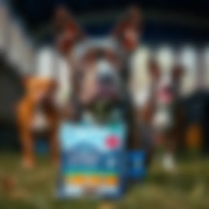 An array of Blue Buffalo formulas designed for active dogs