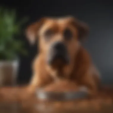 Top Dog Food Brands Tailored for Larger Breeds A vibrant display of popular dog food brands for large dogs