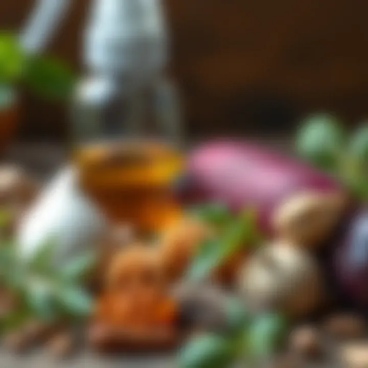 Ingredients of Pet-Friendly Tick Sprays Close-up of natural ingredients used in pet-friendly tick sprays