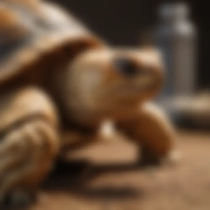 Infographic illustrating the nutritional needs of Sulcata tortoises