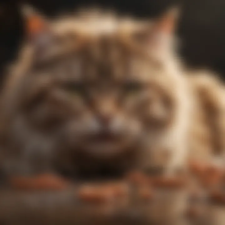 Visual representation of cat worm medication