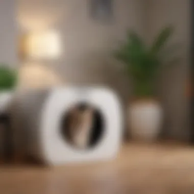 Innovative design of a covered litter box