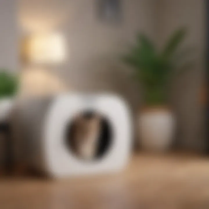 Innovative design of a covered litter box